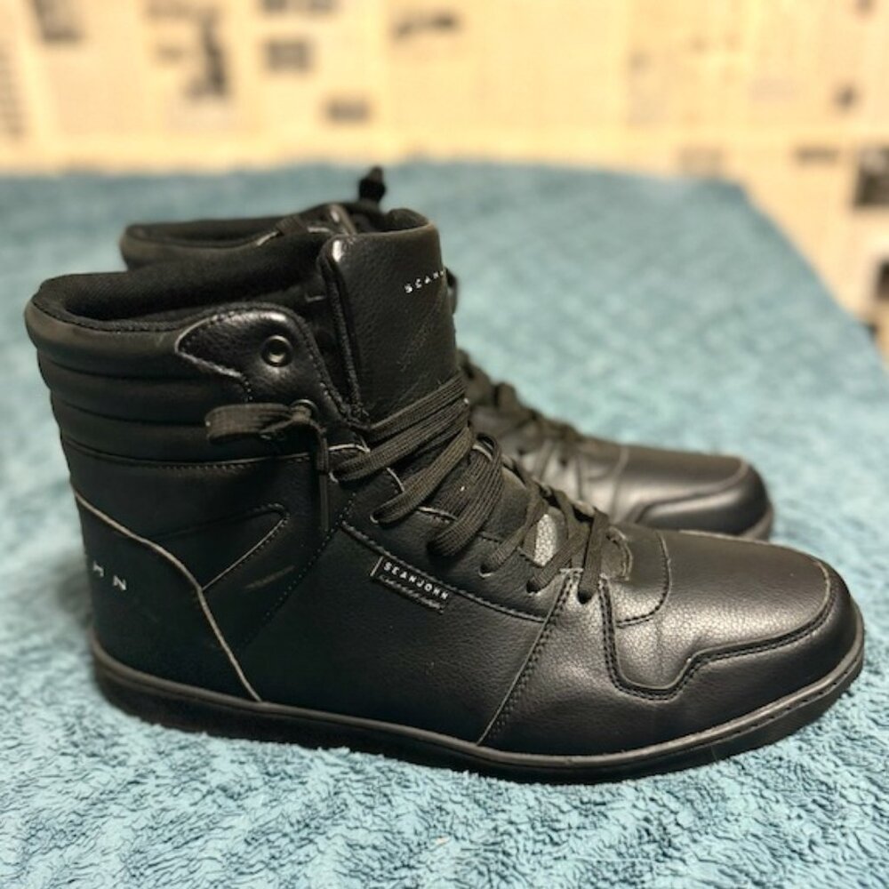 Sean John Black High Top Sneakers
